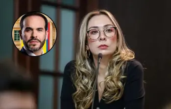 La representante a la Cámara por Bogotá se decidió por el abogado tras apoyar a Paloma Valencia en primera vuelta. Foto: Colprensa.