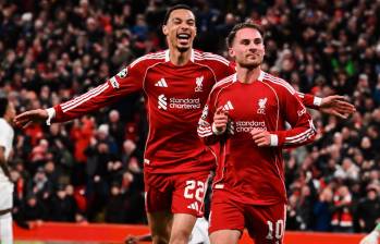 El volante argentino Alexis Mac Allister ha sido uno de lo futbolistas destacados del Liverpool en esta edición de la Liga de Campeones. Anotó en la victoria ante Real Madrid. Foto: tomada del x de @LFC