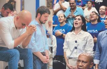 Tanto en el Partido Conservador como en el Mira hacen campaña defendiendo los valores “tradicionales” y la fe. FOTOS: REDES SOCIALES