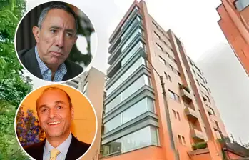 Serafino Iacono (abajo en la foto) era el dueño del apartamento 901 del edificio Entre Parques, en Bogotá, que Ricardo Roa adquirió muy por debajo de su valor comercial. FOTOS: Colprensa y cortesía