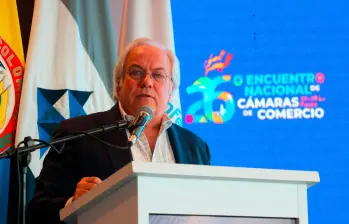 Julián Domínguez se despedirá en Confecámaras. FOTO: Cortesía Confecámaras