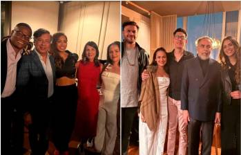 El presidente fue uno de los invitados de la celebración organizada por la esposa del ministro, Adelina Guerrero. FOTOS: Cortesía