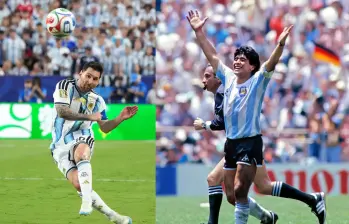 Récord de Messi en Mundiales llega en el aniversario del partido más famoso de Maradona. Foto: Getty