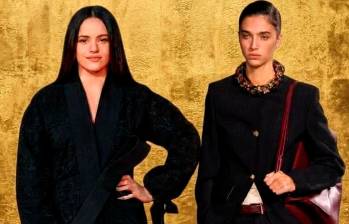 La cantante española Rosalía y la modelo francesa Loli Bahía. Fotos: Getty.
