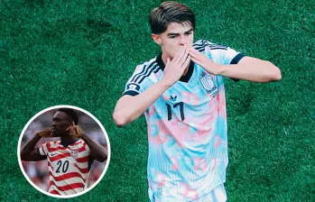 Charles De Ketelaere, de Bélgica, anotó doblete en el primer tiempo contra Estados Unidos. FOTO: Tomada de redes sociales @BelRedDevils y @balogun