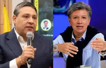 Claudia López y Mauricio Lizcano se lanzaron por firmas, aunque el segundo recibió el aval de la Alianza Social Independiente (ASI). Foto: Cortesía/Camilo Suárez.