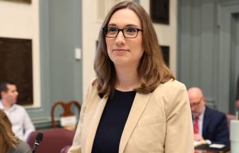 Sarah McBride, de 34 años, ocupará un puesto en la Cámara de Representantes de Estados Unidos. Foto: @SarahEMcBride