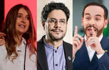 Iván Cepeda puntea en todas las encuestas, mientras Paloma Valencia y Abelardo de la Espriella se disputan el segundo lugar. Foto: Colprensa/EL COLOMBIANO.