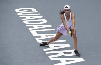 Emiliana Arango clasificó a los octavos de final del Abierto de Guadalajara. FOTO WTA Guadalajara Open