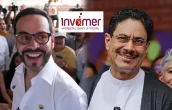 Iván Cepeda y Abelardo de la Espriella se medirán en el balotaje este 21 de junio. Fotos: AFP/Invamer