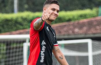 El mediocampista antioqueño Juan Fernando Quintero, de 32 años, firmó por un año con América y se espera que debute este sábado contra Santa Fe en Palmira. FOTO: Tomada de redes sociales América de Cali