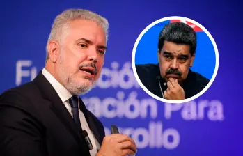 Según Duque, tras la captura de Maduro lo que sigue es “activar el plan de reconstrucción donde Edmundo González y María Corina Machado jugarán un papel fundamental”. FOTO: COLPRENSA-GETTY