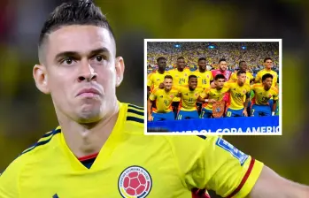 Rafael Santos Borré, la ausencia más comentada en la convocatoria final de la Selección Colombia para el Mundial 2026, asimiló el golpe de quedar al margen de la cita orbital tras enviar un mensaje. FOTO: AFP y FCF