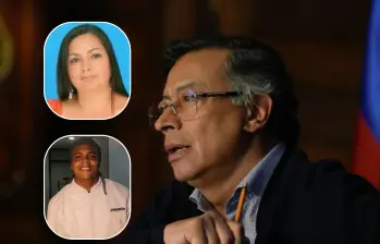 Gustavo Petro se pronunció por las muertes de Cristian Montaño y Sandra Cecilia Serrano Rodríguez. FOTOS: Colprensa - Tomadas de las redes sociales 
