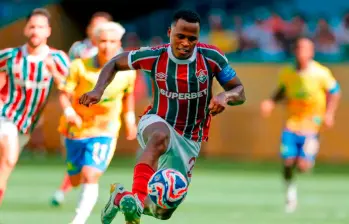 El extremo colombiano Jhon Arias disputó 230 partidos con el Fluminense de Brasil. Anotó 47 goles y dio 55 asistencias. FOTO: GETTY