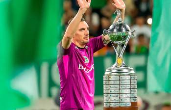 El futbolista argentino Franco Armani es uno de los refuerzos “estelares” del fútbol colombiano para el segundo semestre del año. Foto: Camilo Suárez