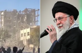 Ataque al edificio de la Asamblea de Expertos en Irán. FOTOS: XINHUA