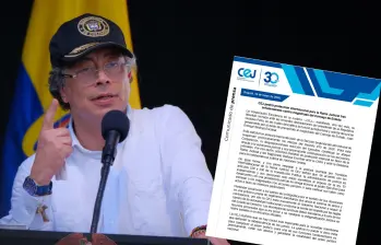 Presidente Gustavo Petro cuestionó reciente decisión del Consejo de Estado. Foto: Colprensa