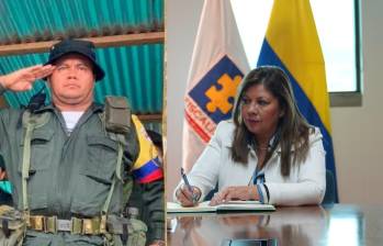 Alexander Díaz Mendoza, alias Calarcá, jefe de disidencias. Foto: Colprensa y redes sociales