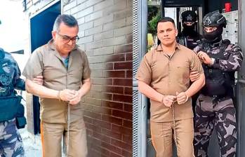Olmedo López y Sneyder Pinilla, exdirectivos de la UNGRD. Foto: captura de video