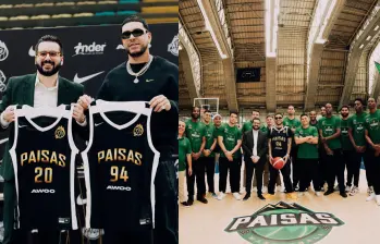 El artista Ryan Castro se unió en enero a Paisas Basketball y junto a J Balvin, Karol G, Blessd, Bad Bunny y Ozuna conforman una lista de artistas urbanos que se involucran con el deporte. FOTO: Tomada de Facebook Ryan Castro