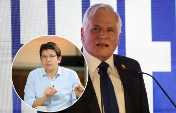 Miguel Uribe Londoño sostiene que asesinaron a su hijo, Miguel Uribe Turbay, porque iba a ser el próximo presidente. FOTOS: Colprensa y Andrés Camilo Suárez