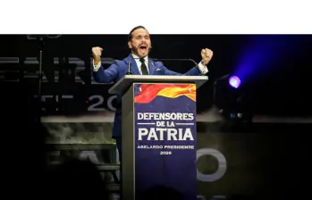 De la Espriella debutó en grande como precandidato al reunir 16.000 personas. Enalteció el nacionalismo, la fe y el antipetrismo. FOTO colprensa