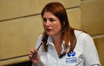 La defensora del Pueblo Iris Marín señaló a uno de los componentes de la crisis del sistema de salud como factor para la muerte de Kevin Acosta, de 7 años. Foto: Colprensa.