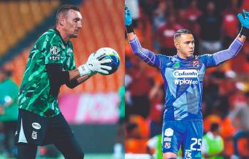 El arquero Franco Armani es una de las fichas claves de Nacional para buscar avanzar a semifinales de la Copa. El portero tolimense Éder Chuax, por su parte, se ha consolidado como una de las grandes figuras del Medellín de Amaranto Perea. El miércoles se espera que brillen. FOTOs el colombiano