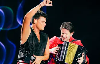 Silvestre Dangond y Juancho De la Espriella llegan a Medellín este sábado 4 de octubre. FOTO: Cortesía José Maestre