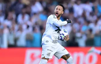 Neymar aportó en la cancha para el triunfo 2-0 del Santos sobre Remo por el Brasileirão, sin embargo generó malestar por las declaraciones dadas a los medios finalizado el encuentro. Foto: Getty Images