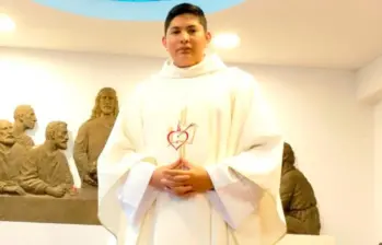 Desde este martes 17 de junio el sacerdote Fray Carlos Saúl Jaimes Guerrero, de 30 años, fue reportado como desaparecido y su carro fue encontrado abandonado. FOTO: REDES SOCIALES