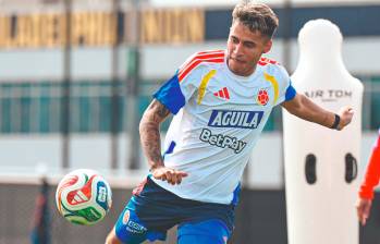 Camilo Durán es una de las opciones para renovar el frente de ataque cafetero en el duelo contra Paraguay. FOTO FCF 