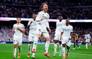 Luka Modric (centro) es uno de los capitanes y jugadores referentes de la actual plantilla del Real Madrid. FOTO: GETTY