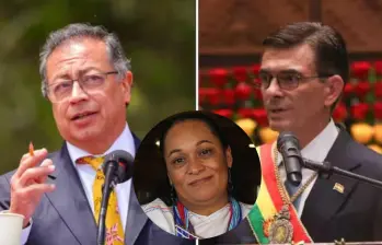 La crisis diplomática escaló luego de que Gustavo Petro cuestionara públicamente el manejo de la situación de orden público en Bolivia. FOTO: COLPRENSA Y GOBIERNO COLOMBIANO.