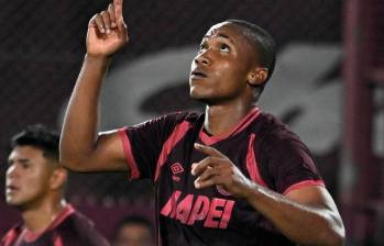 Yoshan Valois, jugador colombianos de Lanús. FOTO: Instagram johanstiven_6
