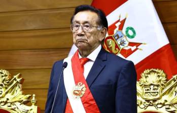 José María Balcázar asume como presidente interino de Perú tras destitución de José Jerí . FOTO: Tomada de X @congresoperu
