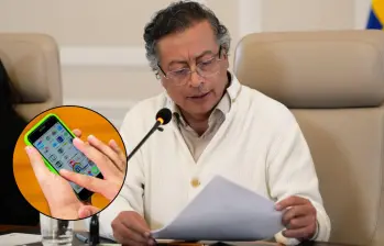 Gustavo Petro habló de un nuevo modelo de justicia y puso como ejemplo a los ladrones de celulares. FOTOS: Presidencia y EL COLOMBIANO