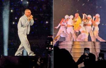 Algunos momentos del show de J Balvin en Medellín. FOTOS Claudia Arango Holguín