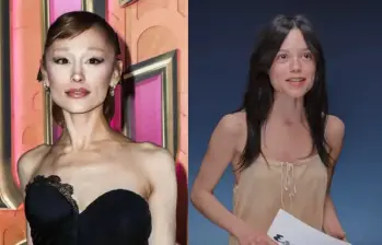 Durante semanas, Ariana Grande estuvo en el centro de las conversaciones sobre los estándares de belleza en Hollywood. Ahora, Jenna Ortega, protagonista de Merlina, vuelve a poner el tema sobre la mesa tras revelar que durante su etapa como actriz infantil llegó a pasar largas jornadas sin comer ni beber.FOTO: AFP, captura de video Esquire. 
