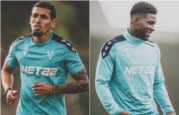 Los colombianos Daniel Muñoz y Jefferson Lerma son dos jugadores importantes del Crystal Palace de la Premier League, que no pasa por un buen momento. FOTO: CRYSTAL PALACE