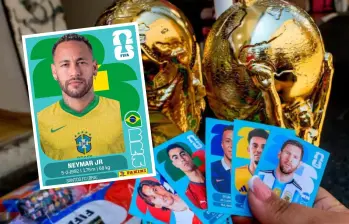 Neymar llegará al álbum del Mundial 2026 gracias al nuevo kit de completación de Panini. Foto: Camilo Suárez / redes sociales