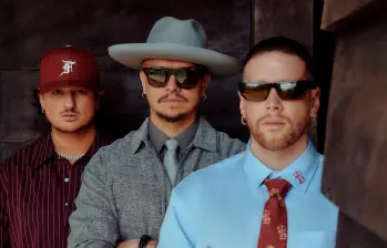 Pablo, El profe y DIM, los tres integrantes de Piso 21. FOTO Cortesía