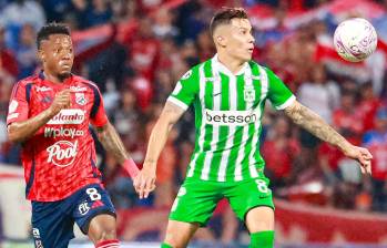 Imágenes del último clásico en el que Nacional se impuso 3-2 al DIM. FOTO MANUEL SALDARRIAGA