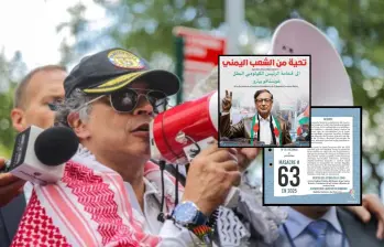 Petro estuvo compartiendo imágenes creadas con IA, mensajes propios y compartidos en defensa de Palestina, sin embargo, hubo una masacre en territorio palestino que ignoró. Fotos: Presidencia e Indepaz