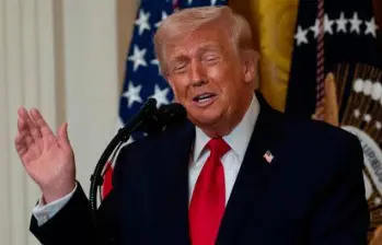 El presidente de los Estados Unidos pidió a los países de Oriente próximo sumarse a la guerra contra irán. Foto: Europa Press.