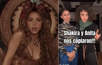 Tushka y Rebebe, integrantes del dúo argentino Sarao, publicaron en Instagram el video en el que comparan su canción “Atómica” con “Choka Choka”, de Shakira y Anitta. Foto: captura de video