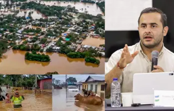 La ola invernal sigue dejando daños en viviendas, cultivos y vías en distintas regiones del país. Autoridades monitorean el río Sinú ante el riesgo de desbordamientos por las fuertes lluvias. FOTO Captura de video y redes sociales