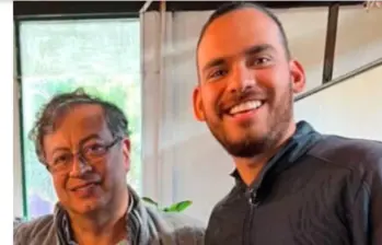 Presidente Gustavo Petro y el exasesor del DAPRE, Jaime Ramírez Cobo. Foto: redes sociales.
