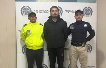 Gerley Sánchez, señalado de lavar 885.000 millones de pesos para el ELN, fue extraditado desde España. Foto: Fiscalía